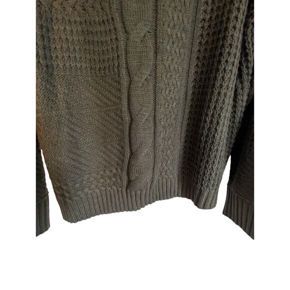 Time and Tru Womens XXL Green Sweater Knit Classic - Picture 10 of 10